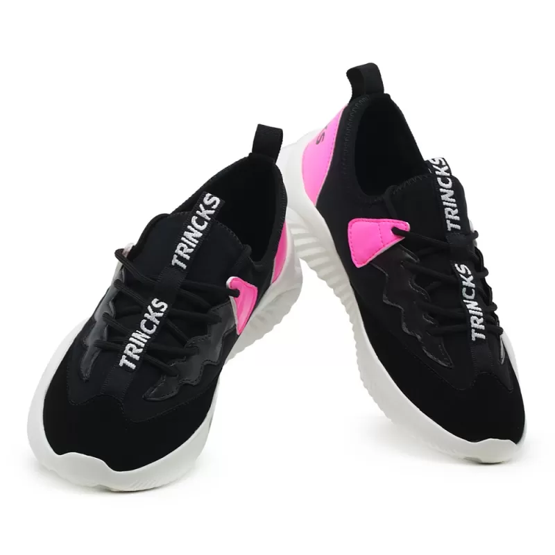 Trincks Calçados - Pre-Sale - Black and Pink Shoes - T5PP148 Trincks Calçados - Pre-Sale - Black and Pink Shoes - T5PP148