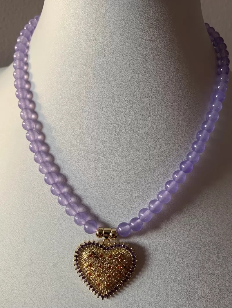 Mikabe - Necklace Fantasy Lilac - MK361