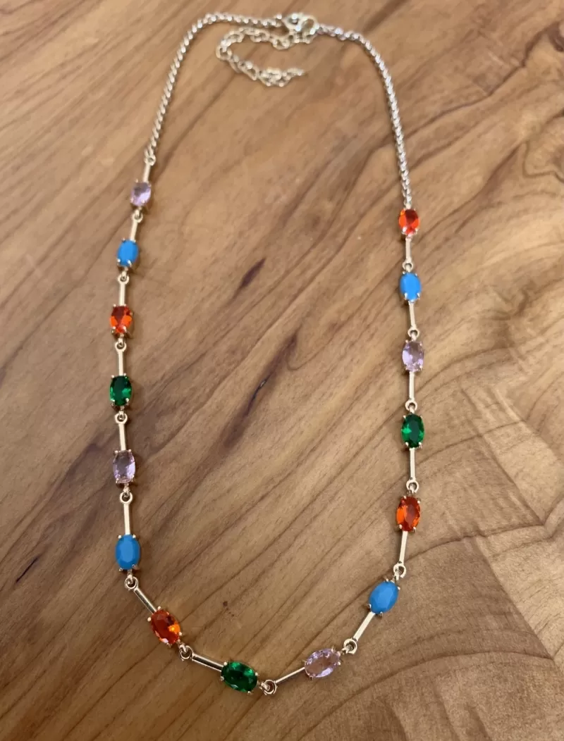 Mikabe - Necklace Zirconia Color - MK437