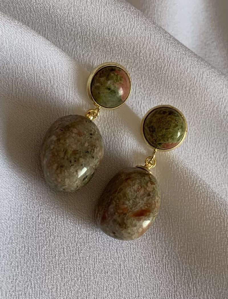Mikabe - Earring Unakita Light Green - MK476