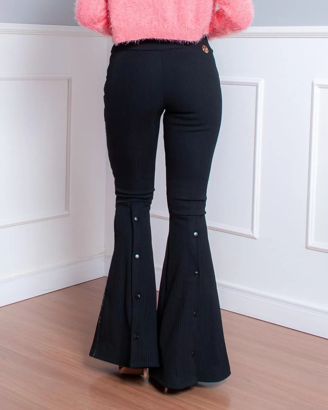 Miss Misses - Miss Misses Pants with Black Buttons - 10006632 Miss Misses - Miss Misses Pants with Black Buttons - 10006632