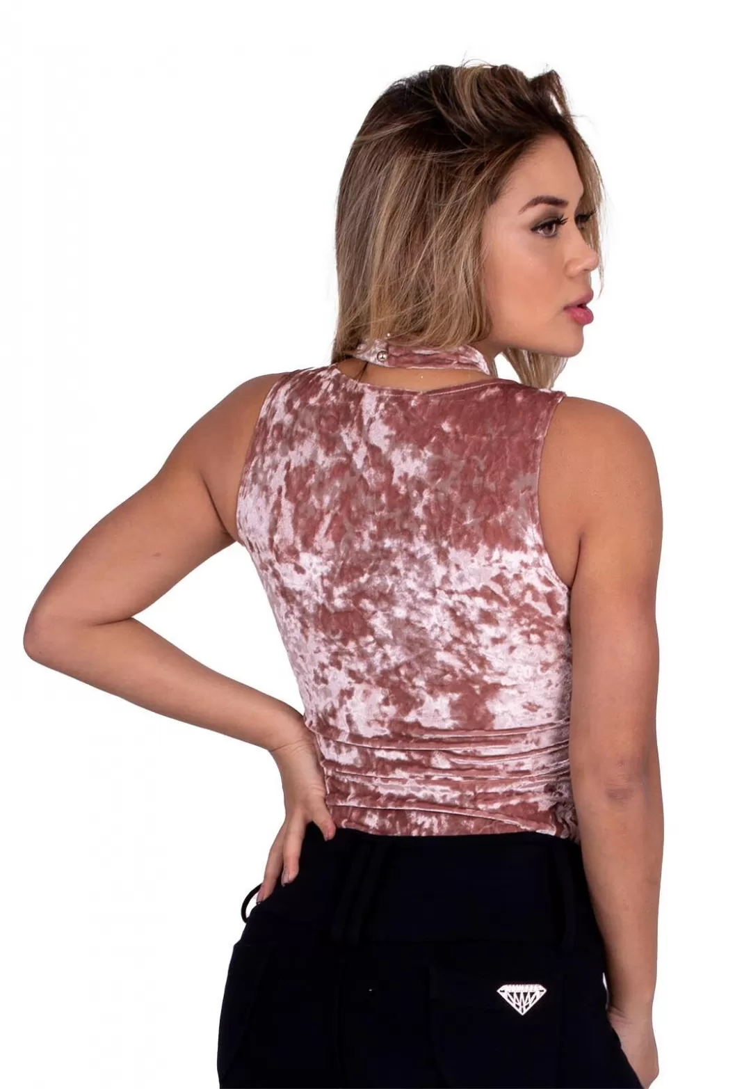 Miss Misses - Body Miss Misses stripe transfixed front Rosê - 1000524 Miss Misses - Body Miss Misses stripe transfixed front Rosê - 1000524