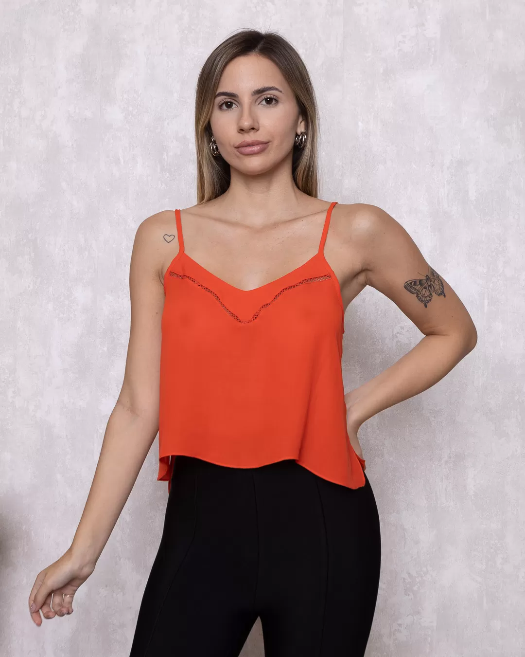 Lady Rock - Cropped Lady Rock with Orange detail 7494 - 10012672 Lady Rock - Cropped Lady Rock with Orange detail 7494 - 10012672