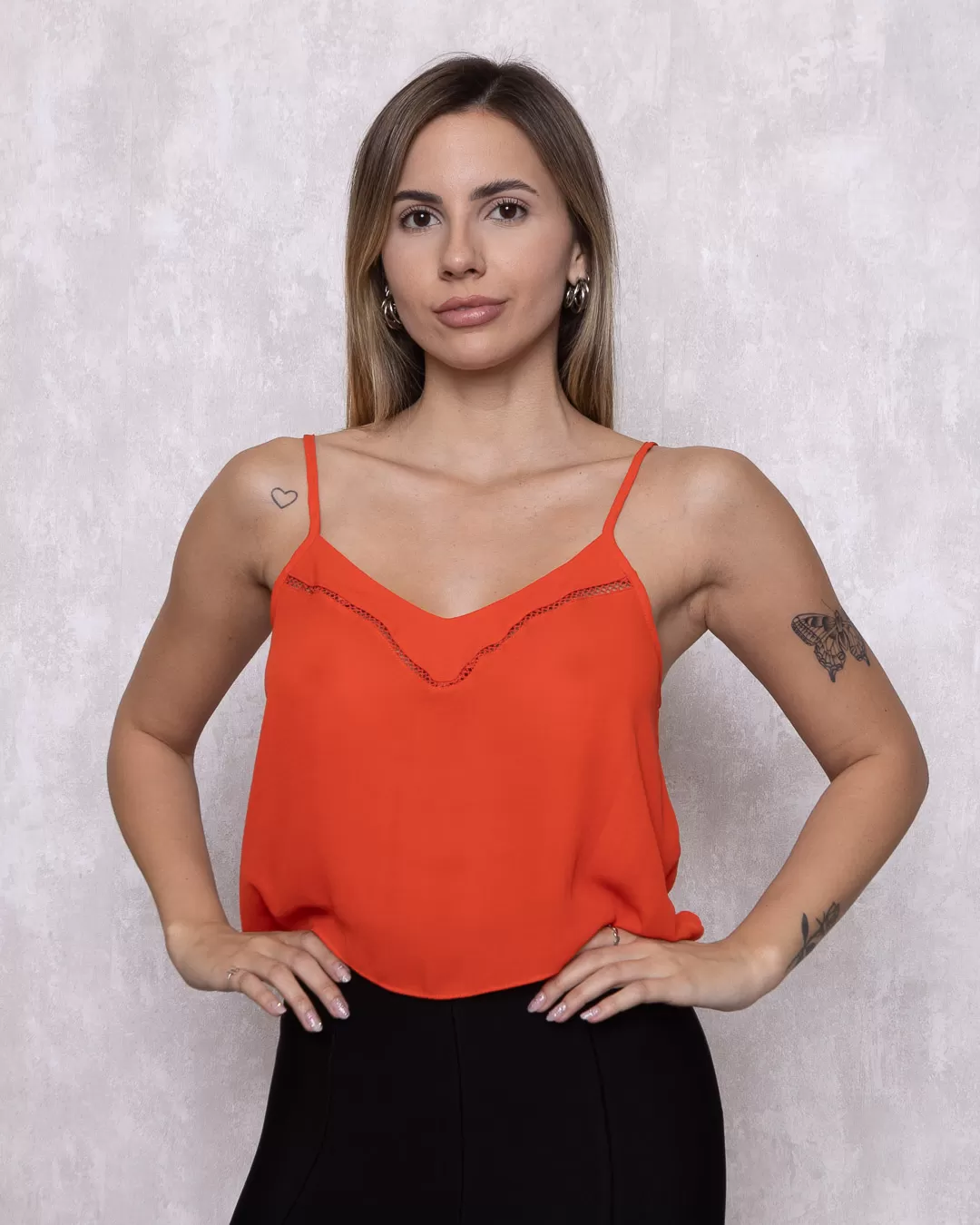 Lady Rock - Cropped Lady Rock with Orange detail 7494 - 10012672 Lady Rock - Cropped Lady Rock with Orange detail 7494 - 10012672