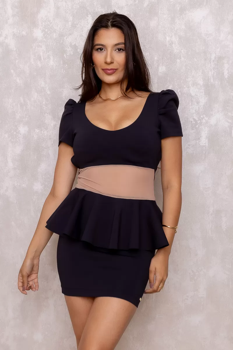 Limone - Dress Limone Tulle Front Black - 1002216 Limone - Dress Limone Tulle Front Black - 1002216