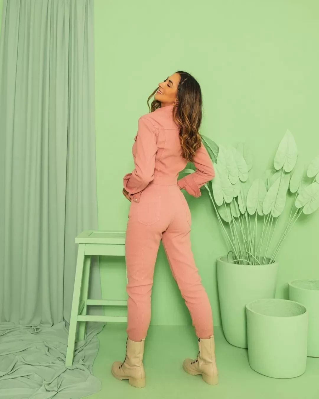 Alcance Jeans - Pants reach jeans mom pink vest - 1002877 Alcance Jeans - Pants reach jeans mom pink vest - 1002877