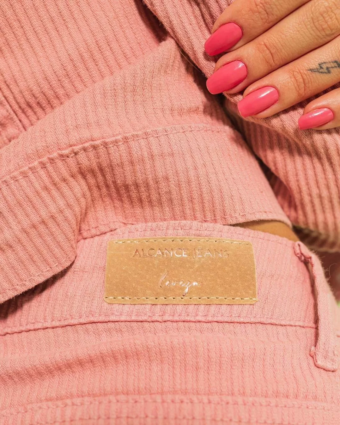 Alcance Jeans - Pants reach jeans mom pink vest - 1002877 Alcance Jeans - Pants reach jeans mom pink vest - 1002877