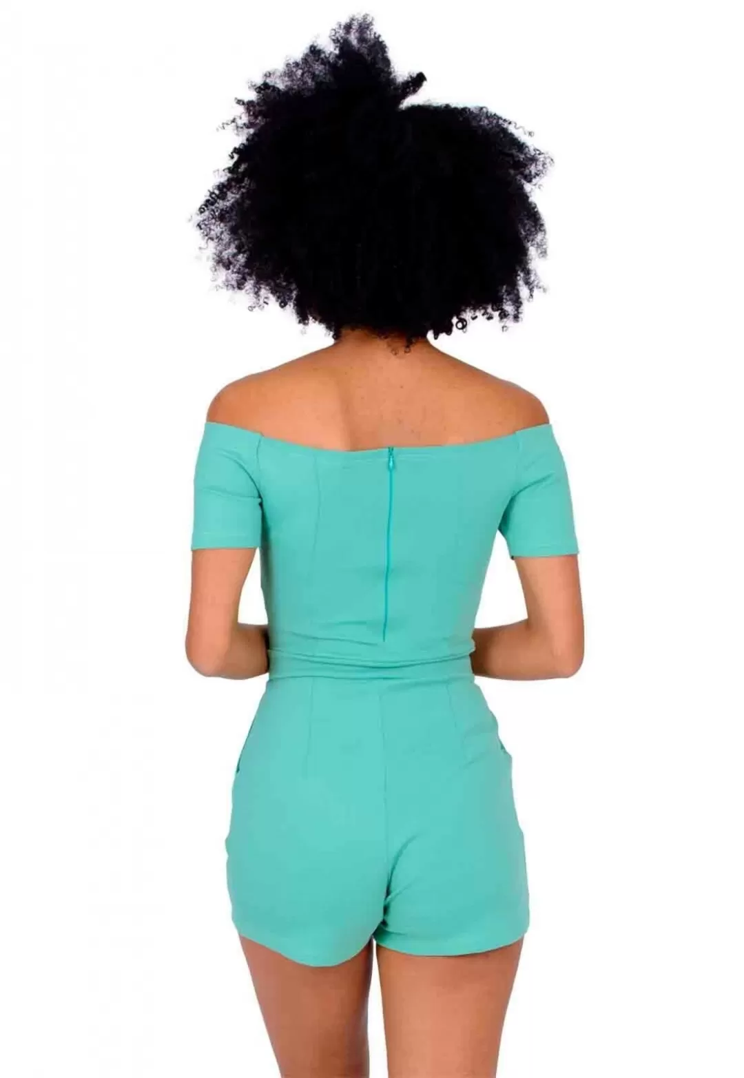 Miss Misses - Romper Miss Misses Shoulder to Shoulder with Green Guipure - 90005023 Miss Misses - Romper Miss Misses Shoulder to Shoulder with Green Guipure - 90005023