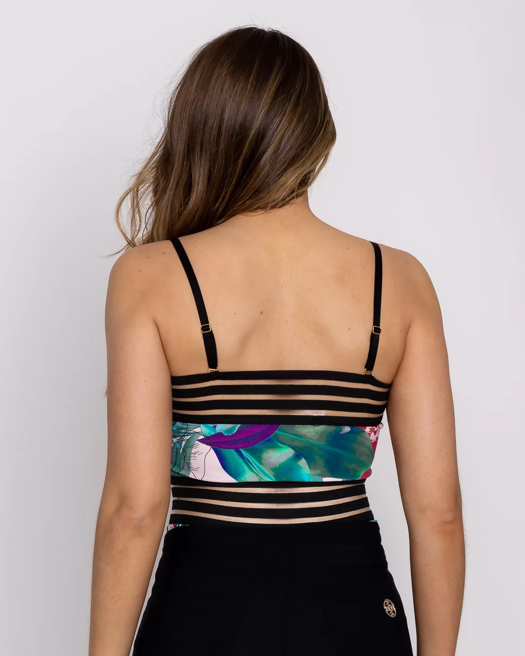 Miss Misses - Body Miss Misses elastic detail Pink Print - 10002563