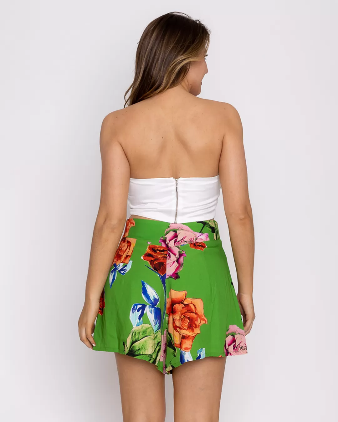 Limone - Green Floral Lemon Shorts - 10003030 Limone - Green Floral Lemon Shorts - 10003030