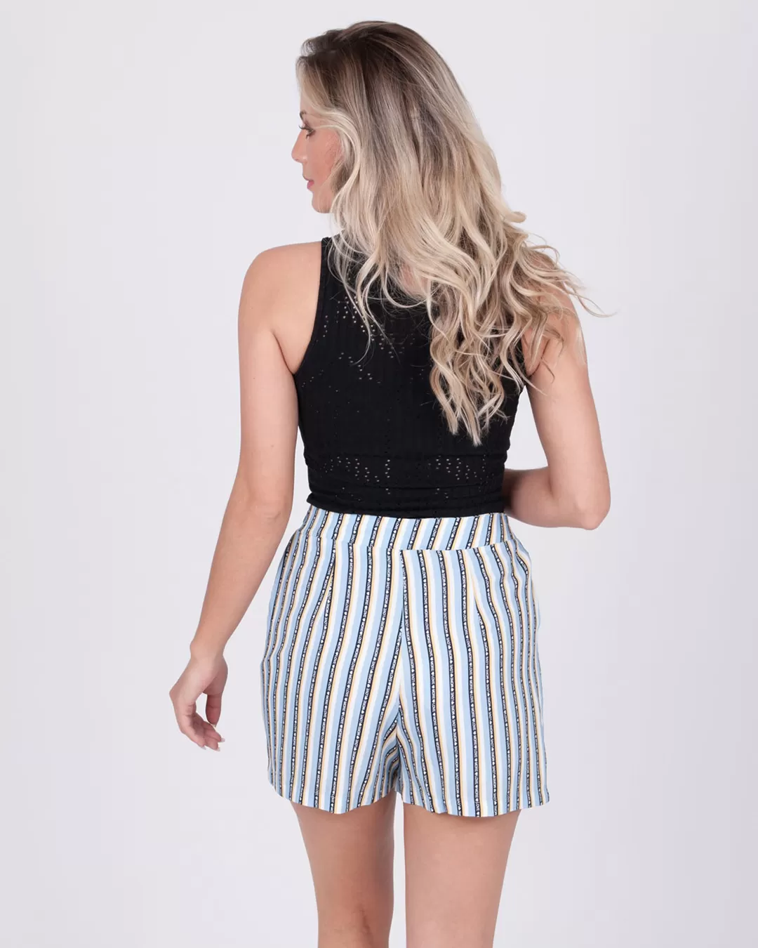 Limone - Blue Stripes Limone Shorts 05-081 - 10002988 Limone - Blue Stripes Limone Shorts 05-081 - 10002988