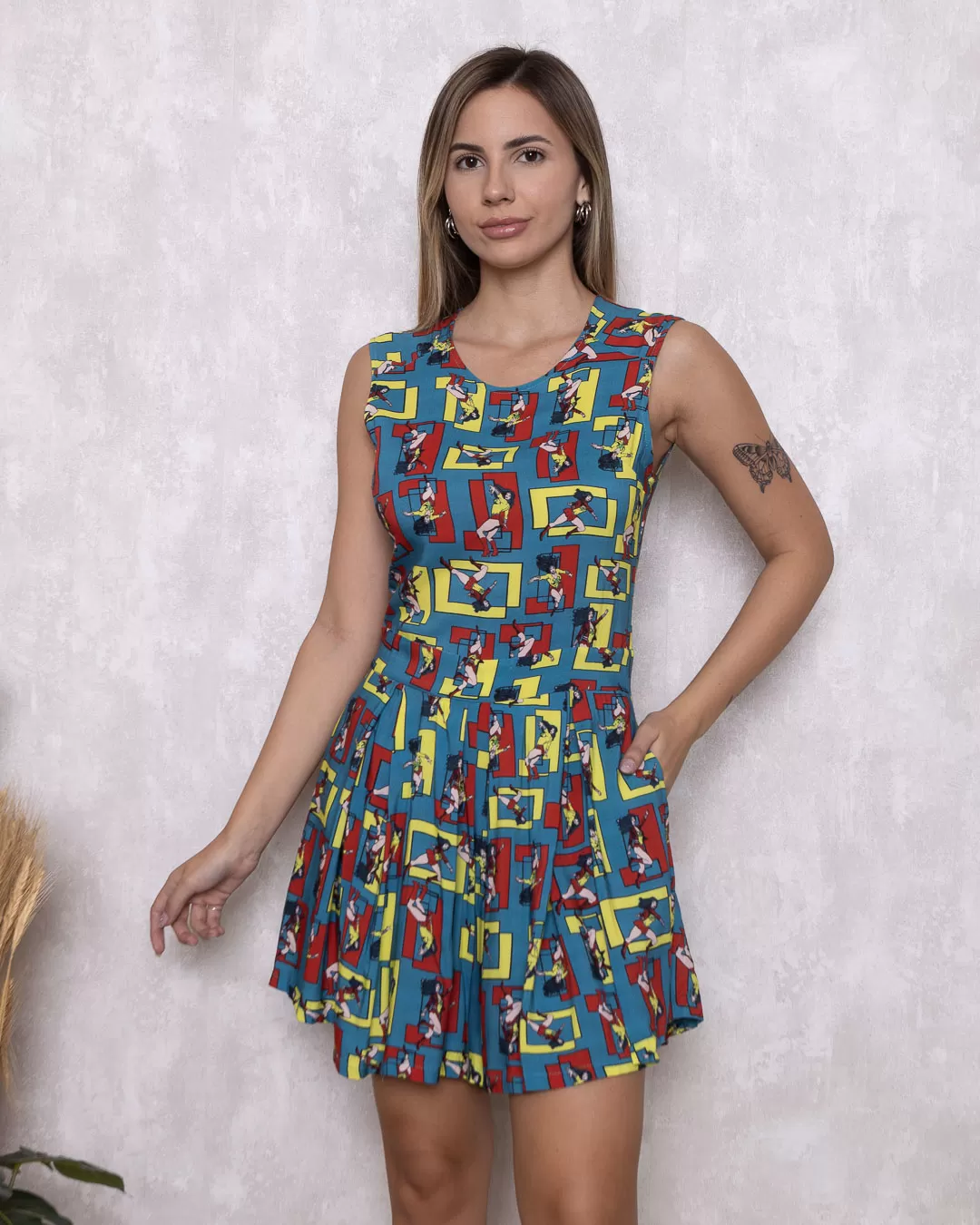 Limone - Blue Cartoon Lemon romper - 10003877 Limone - Blue Cartoon Lemon romper - 10003877