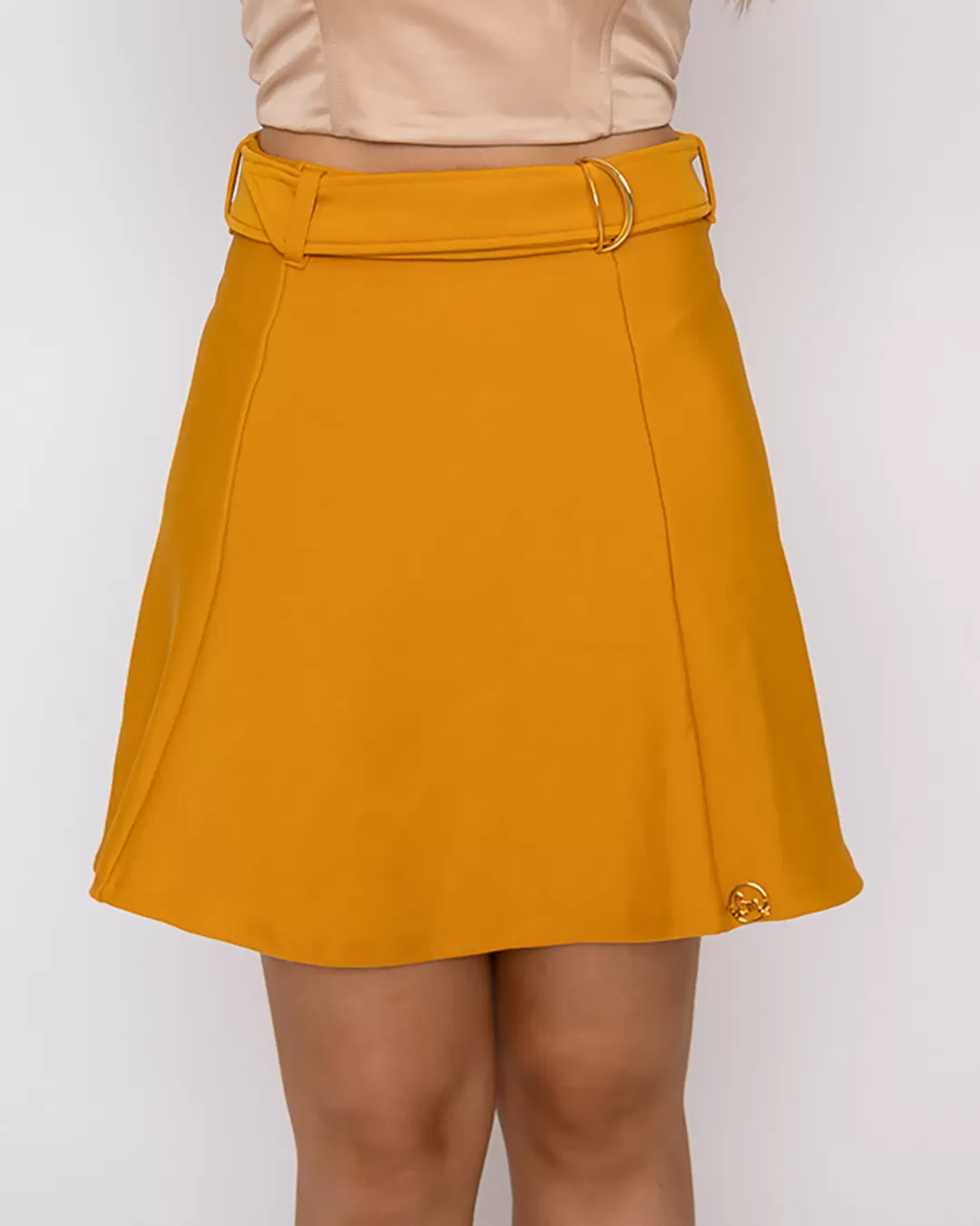 Miss Misses - Skirt Miss Misses with Belt Mustard 00121 - 10003253 Miss Misses - Skirt Miss Misses with Belt Mustard 00121 - 10003253