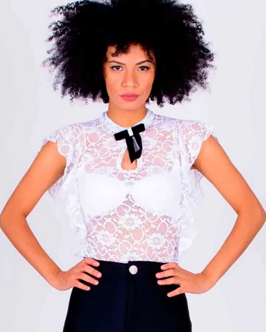 Limone - Body Limone Lace Short Sleeve White 206-105 - 10004163 Limone - Body Limone Lace Short Sleeve White 206-105 - 10004163