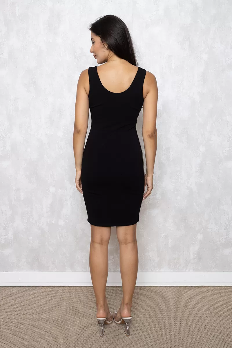 Miss Misses - Misses plus size dress with black detail - 10006521