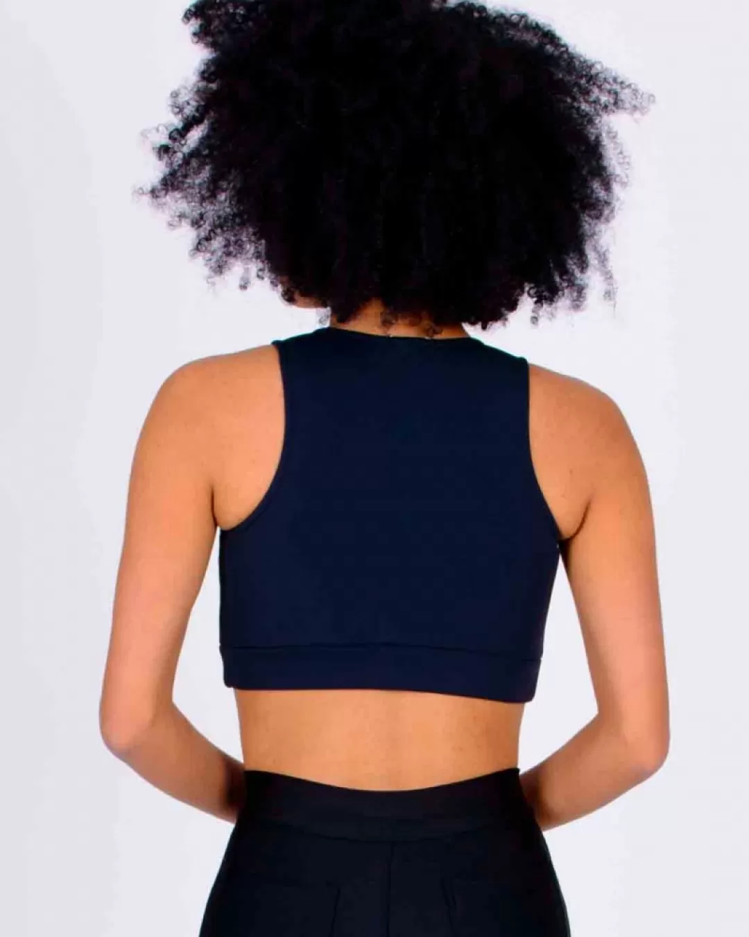 Limone - Cropped Limone tiras decote Preto 02-274 - 10009626