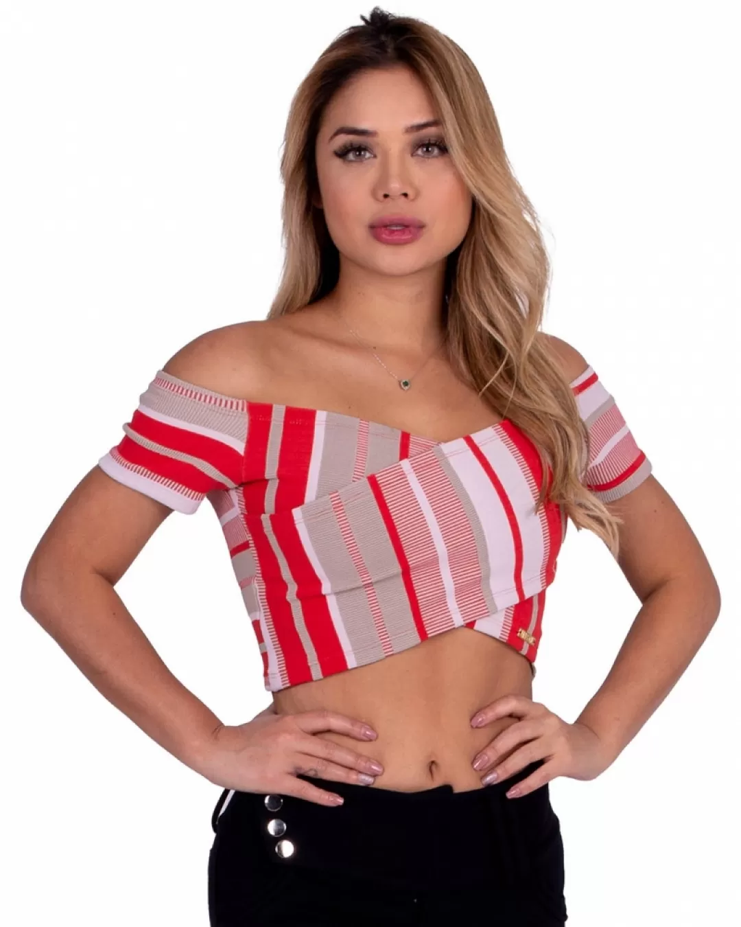 Limone - Cropped lemon pierced orange 02-685 - 10009866 Limone - Cropped lemon pierced orange 02-685 - 10009866