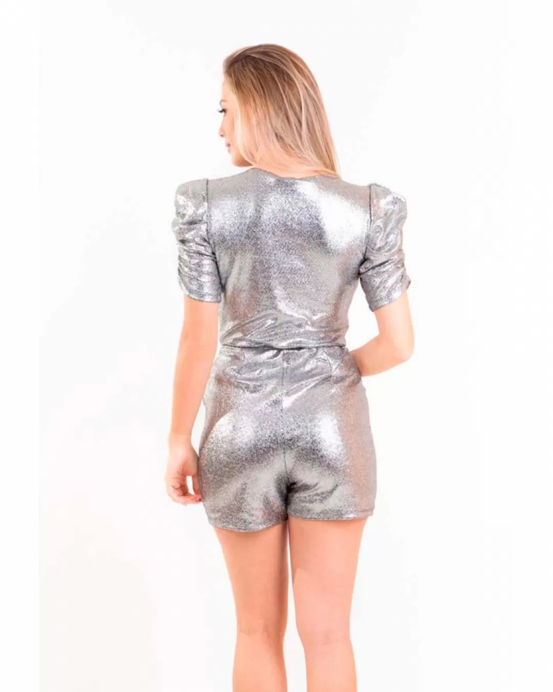 Limone - Romper Limone with Silver Bow - 10009724 Limone - Romper Limone with Silver Bow - 10009724