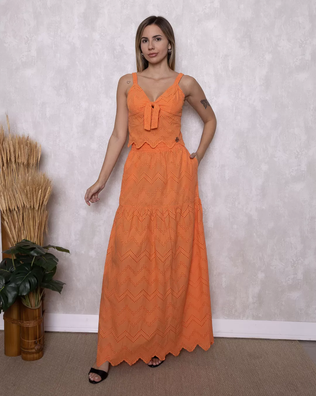 Miss Misses - Skirt Miss Misses with Orange Pocket 50309 - 10010234 Miss Misses - Skirt Miss Misses with Orange Pocket 50309 - 10010234