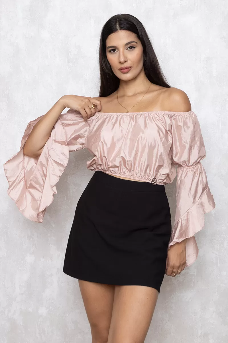 Miss Misses - Cropped Miss Misses Smooth Sleeve Bell Pink Ref:115924 - 10010447 Miss Misses - Cropped Miss Misses Smooth Sleeve Bell Pink Ref:115924 - 10010447
