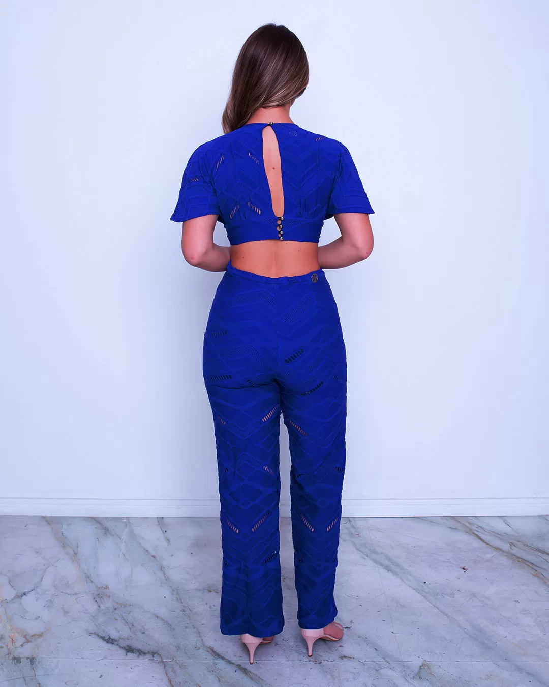 Miss Misses - Pants Miss Misses Lisa Pantalona Blue - 10010623 Miss Misses - Pants Miss Misses Lisa Pantalona Blue - 10010623