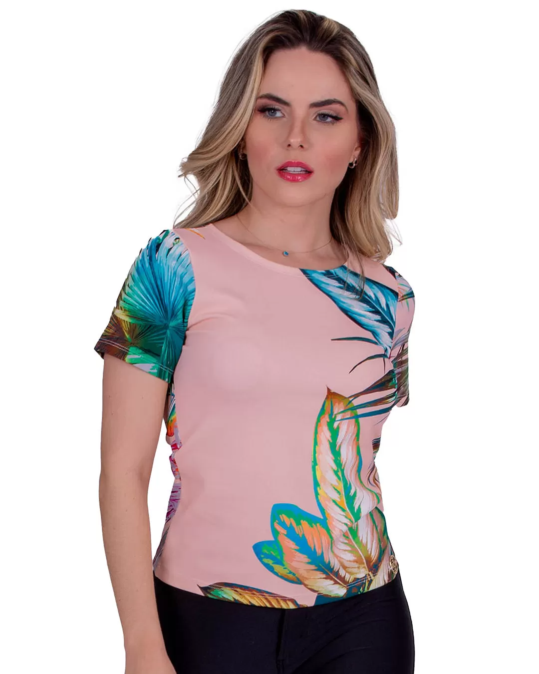 Miss Misses - Miss Misses Est Shirt M/Short Pink - 10010602 Miss Misses - Miss Misses Est Shirt M/Short Pink - 10010602