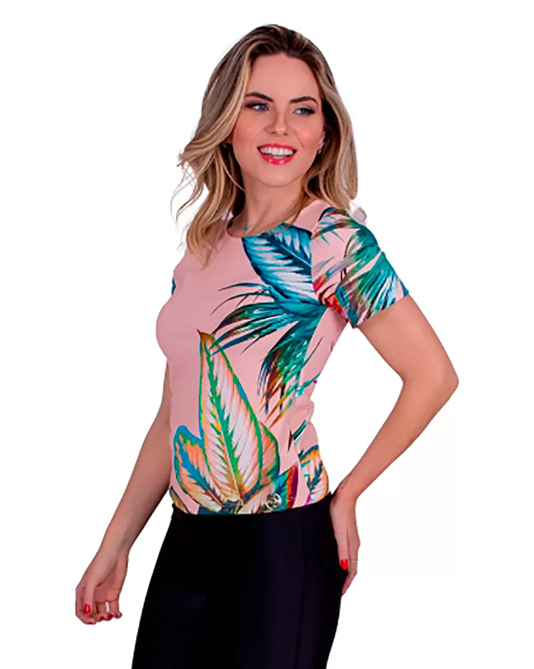 Miss Misses - Miss Misses Est Shirt M/Short Pink - 10010602 Miss Misses - Miss Misses Est Shirt M/Short Pink - 10010602