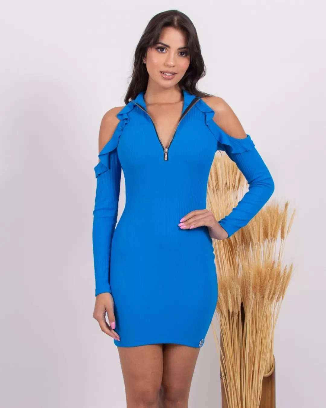Miss Misses - Dress MissMisses Plain M/Long Dark Blue - 10011317 Miss Misses - Dress MissMisses Plain M/Long Dark Blue - 10011317
