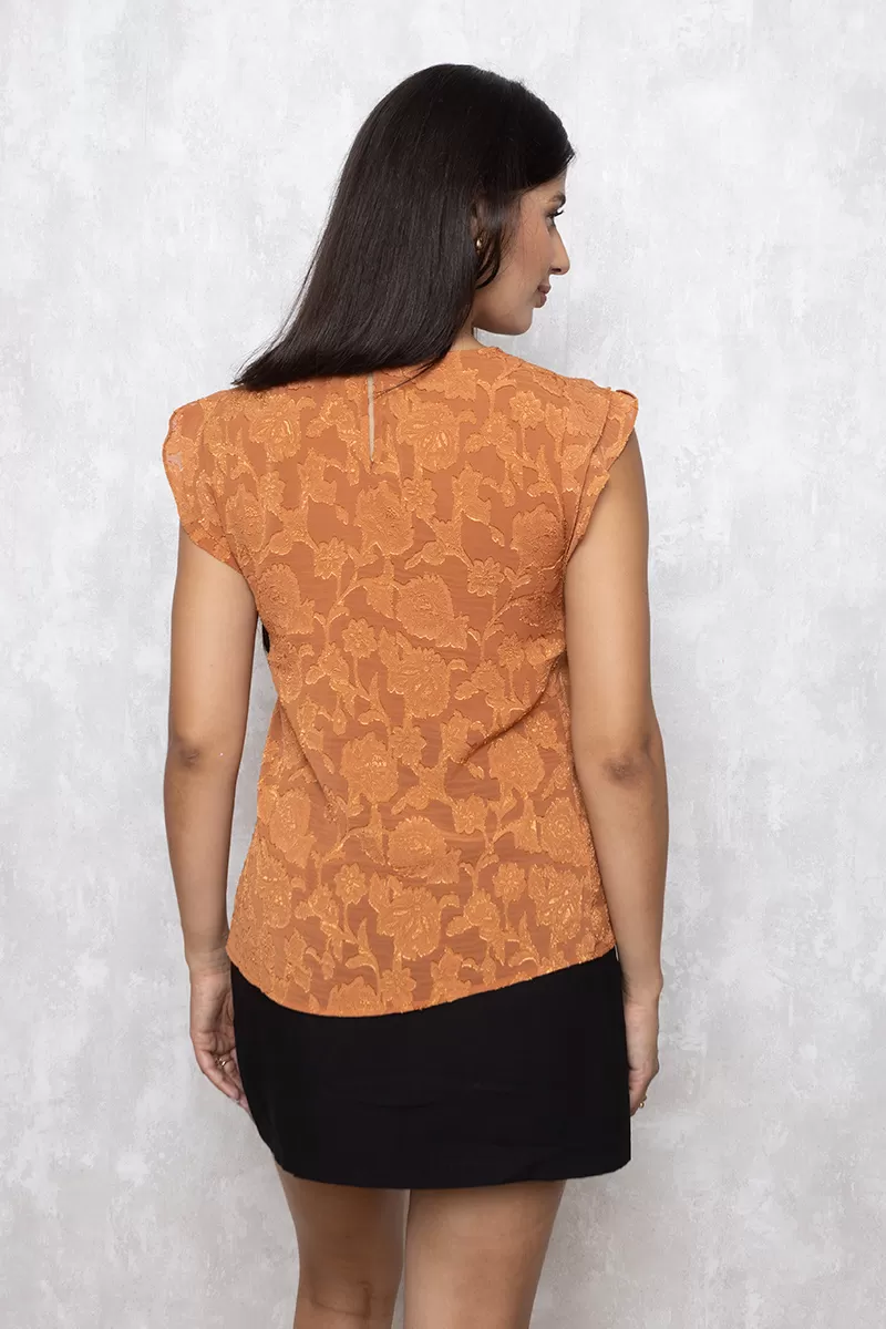 Unique Chic - ORANGE Unique Chic Shoulder-to-Shoulder Shirt - 10011715 Unique Chic - ORANGE Unique Chic Shoulder-to-Shoulder Shirt - 10011715