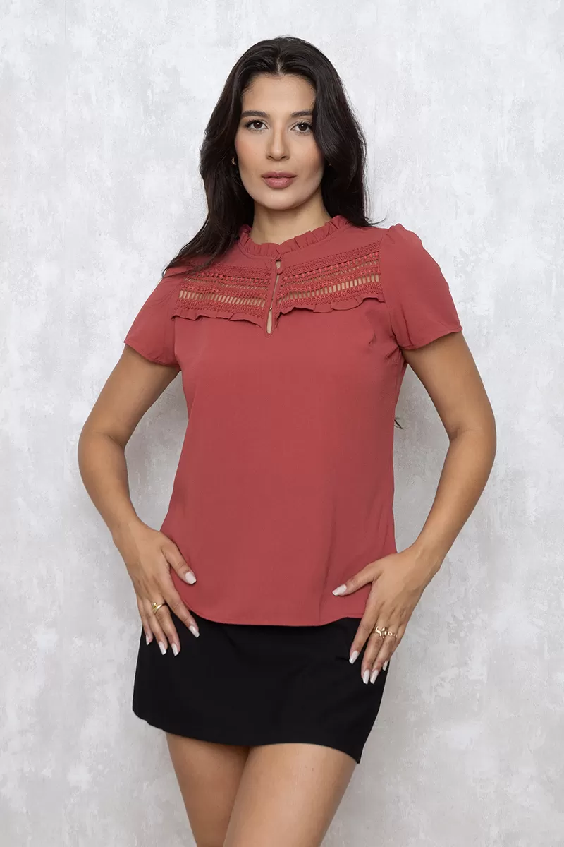 Unique Chic - Plain short sleeve EDGE shirt Ref:2242395 - 10011695