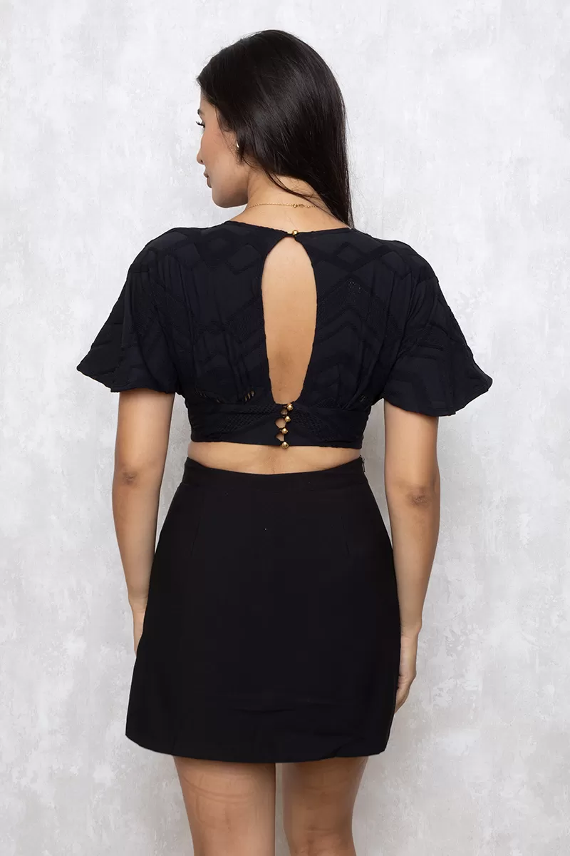 Miss Misses - Cropped Miss Misses Smooth Sleeve Black Bell - 10010450 Miss Misses - Cropped Miss Misses Smooth Sleeve Black Bell - 10010450