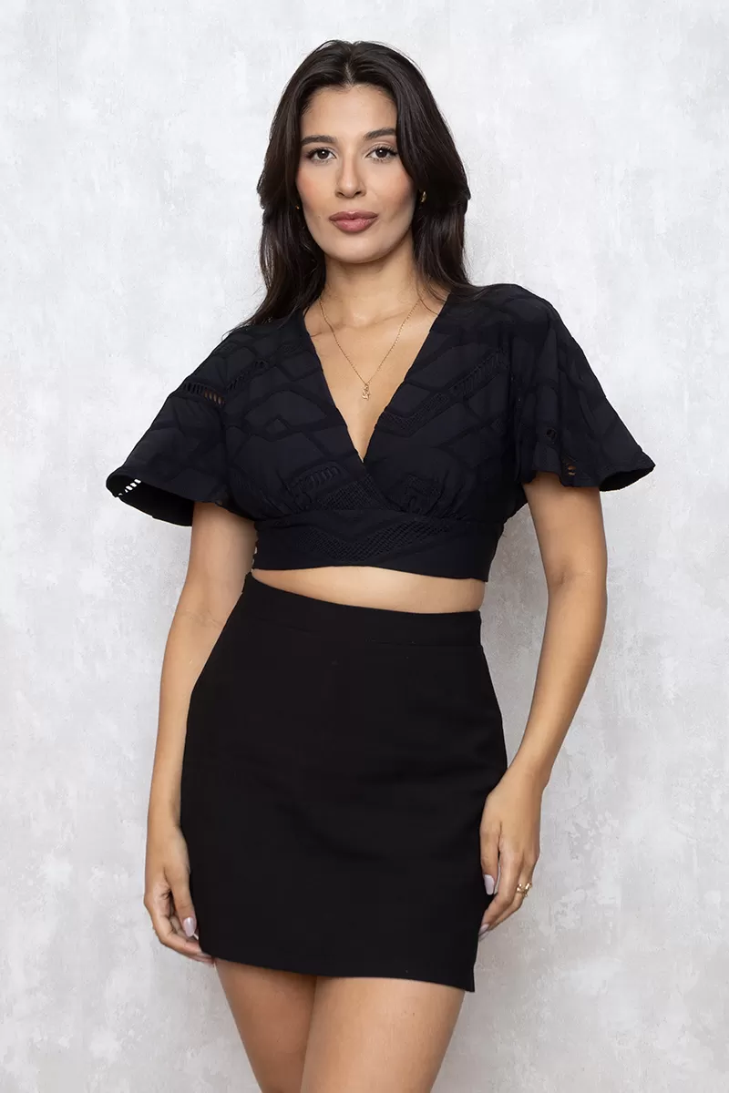 Miss Misses - Cropped Miss Misses Smooth Sleeve Black Bell - 10010450 Miss Misses - Cropped Miss Misses Smooth Sleeve Black Bell - 10010450