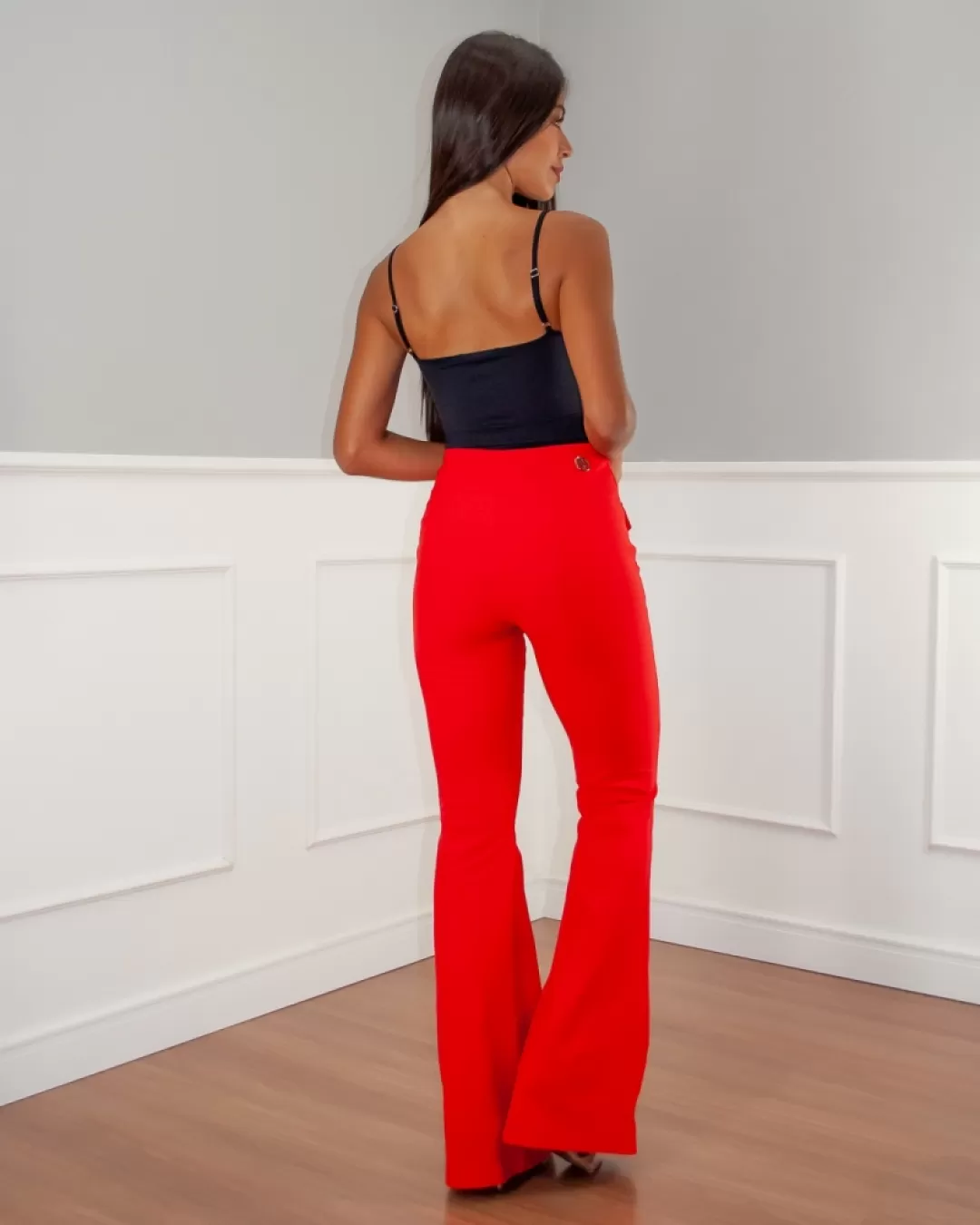 Miss Misses - Pants Miss Misses Red front pocket - 10006406 Miss Misses - Pants Miss Misses Red front pocket - 10006406