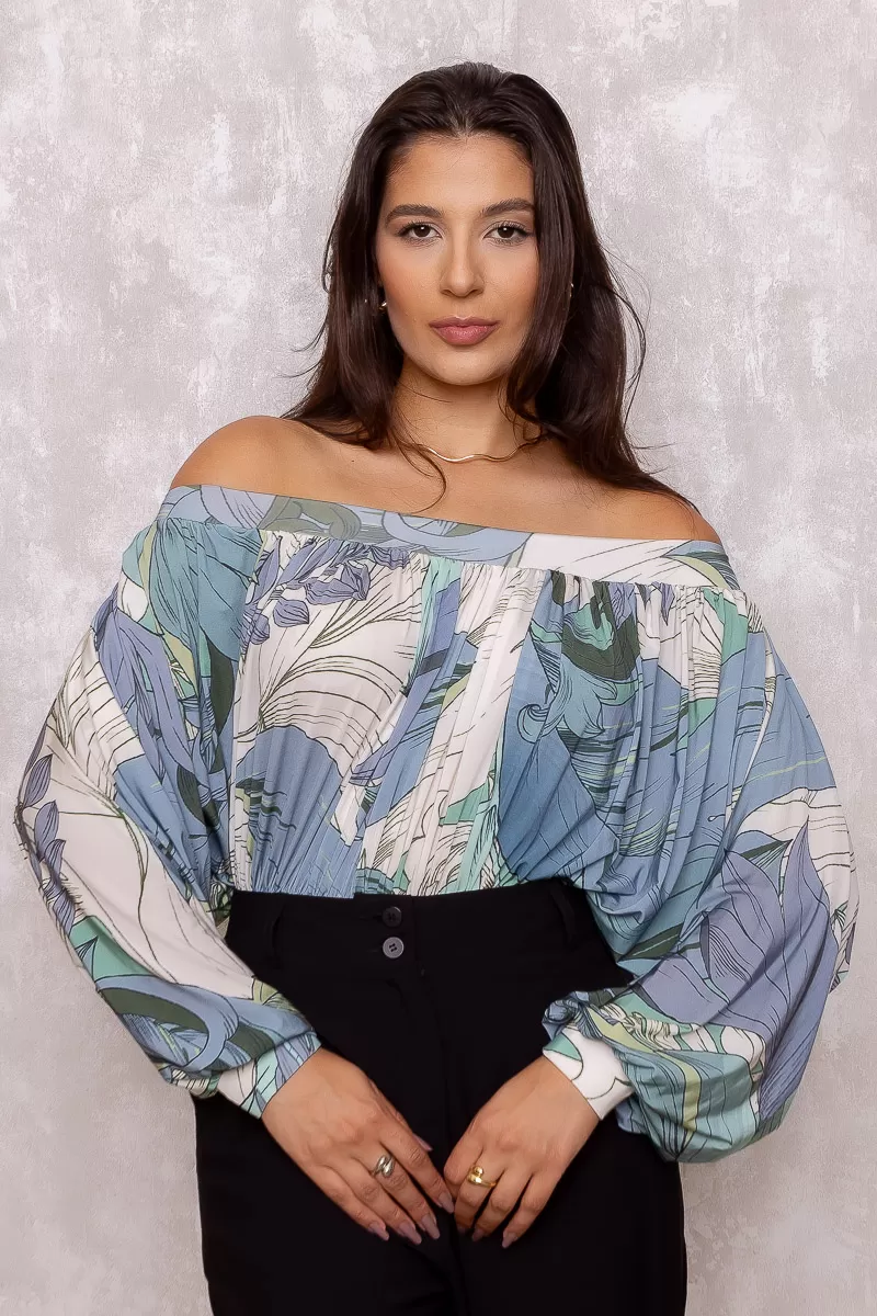 Limone - Long Sleeve Blue Printed Body Limone - 10006709 Limone - Long Sleeve Blue Printed Body Limone - 10006709