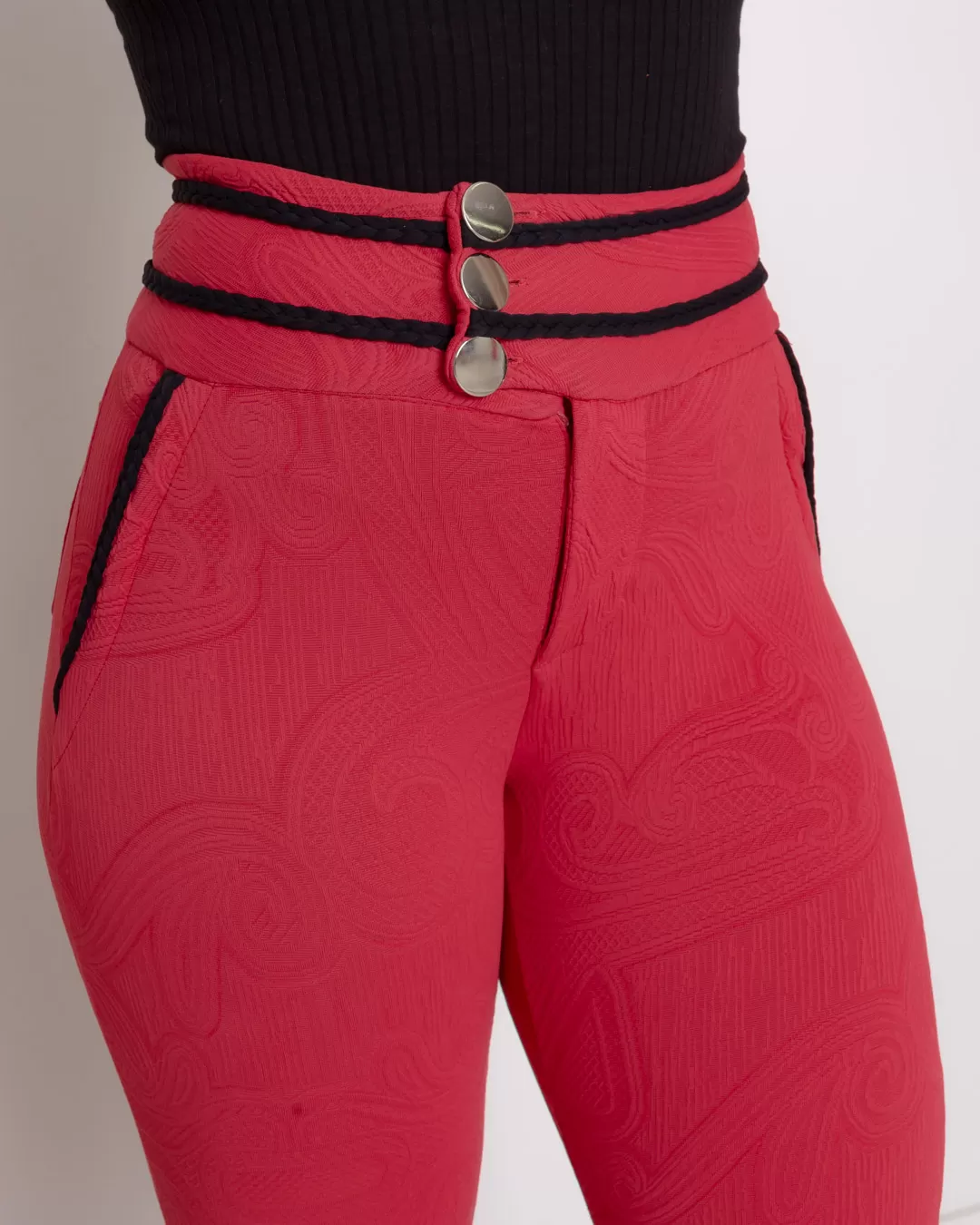 Limone - Limone Pants with Embossed Maple - 10007035 Limone - Limone Pants with Embossed Maple - 10007035
