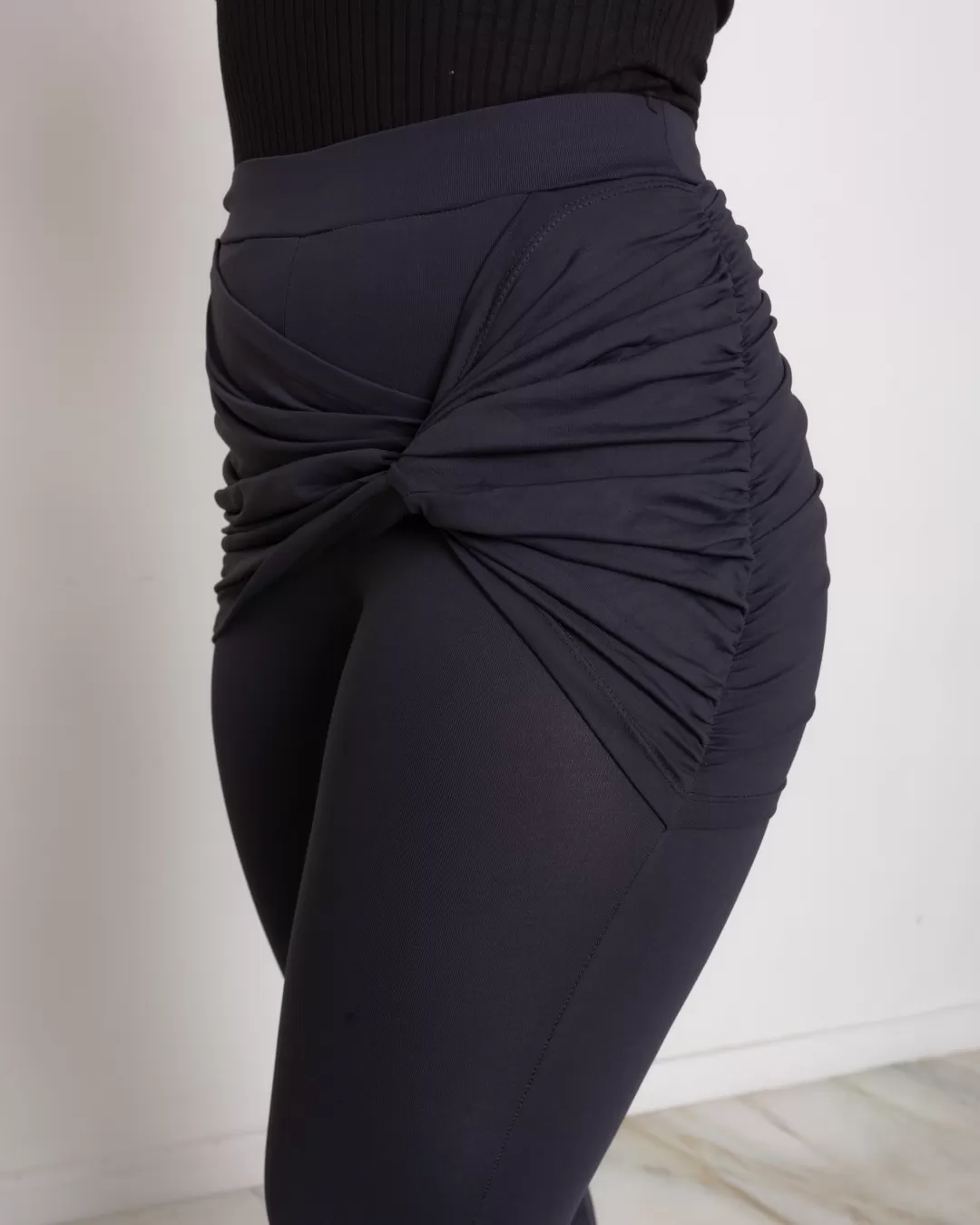 Miss Misses - Miss Misses Pants Pantsed with Black Knot - 10007097 Miss Misses - Miss Misses Pants Pantsed with Black Knot - 10007097