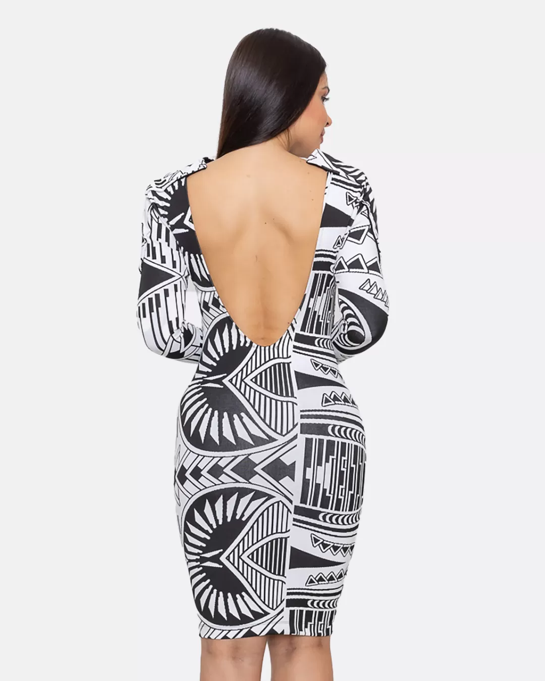 Limone - White and Black Printed Dress Limone - 10002674 Limone - White and Black Printed Dress Limone - 10002674
