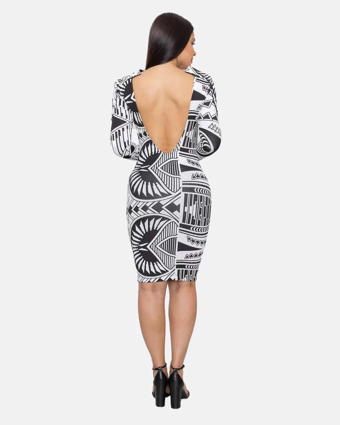 Limone - White and Black Printed Dress Limone - 10002674 Limone - White and Black Printed Dress Limone - 10002674