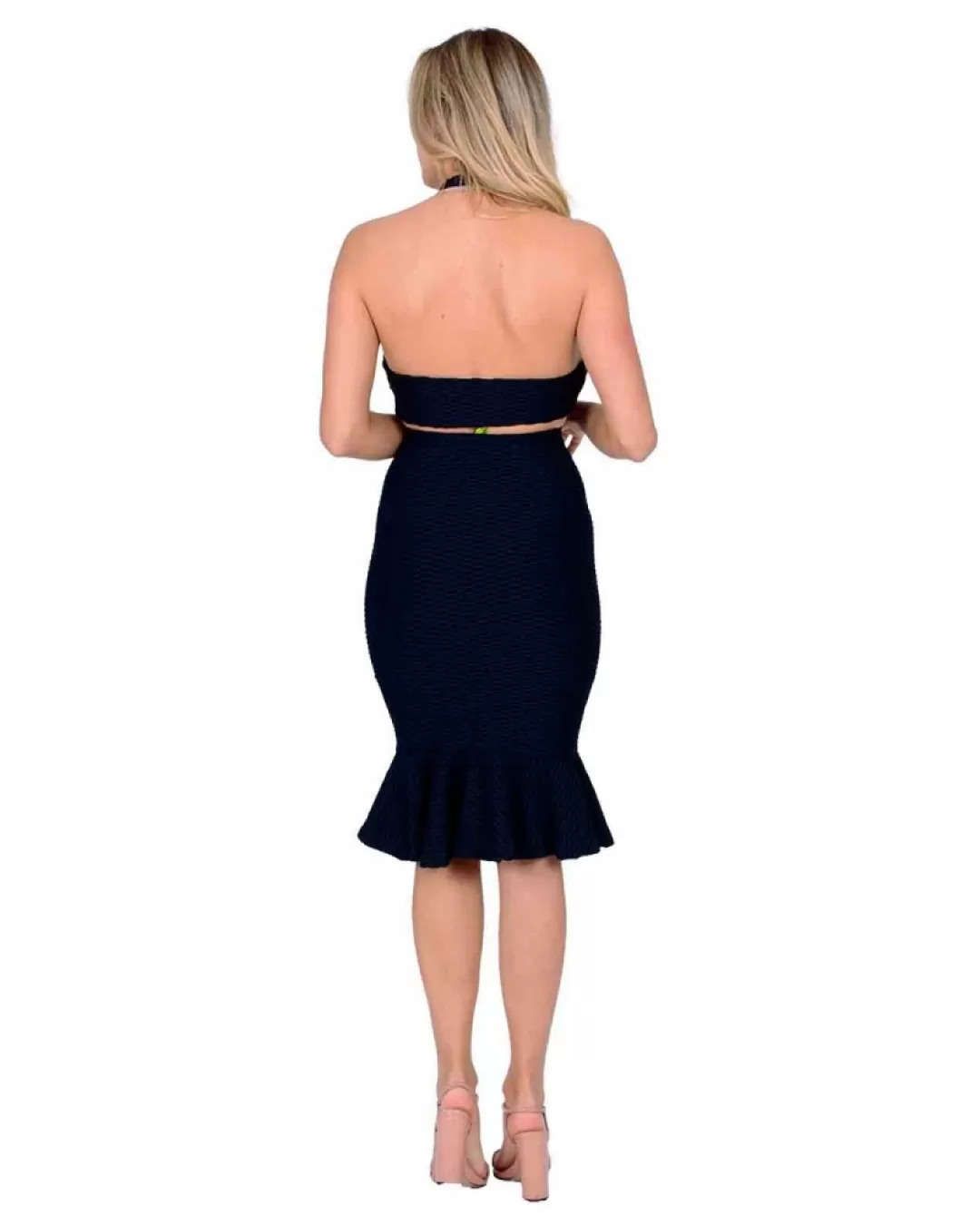 Limone - Dress Limone Midi transfixed front Black - 10003389 Limone - Dress Limone Midi transfixed front Black - 10003389