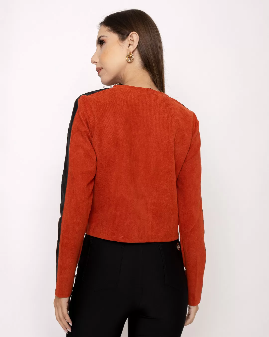 Limone - Shirt Limone with Orange Leather 010-01 - 10009947 Limone - Shirt Limone with Orange Leather 010-01 - 10009947