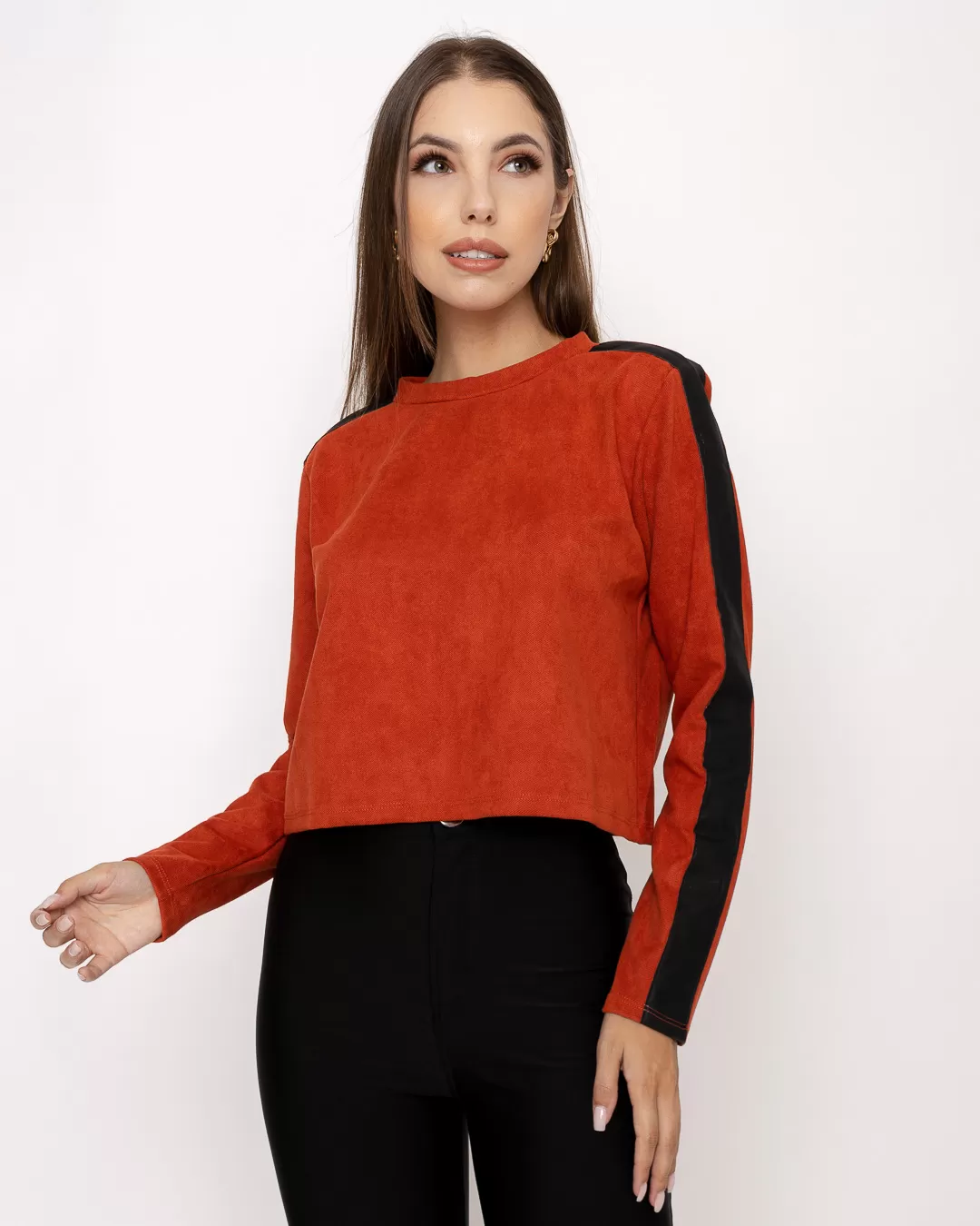 Limone - Shirt Limone with Orange Leather 010-01 - 10009947 Limone - Shirt Limone with Orange Leather 010-01 - 10009947