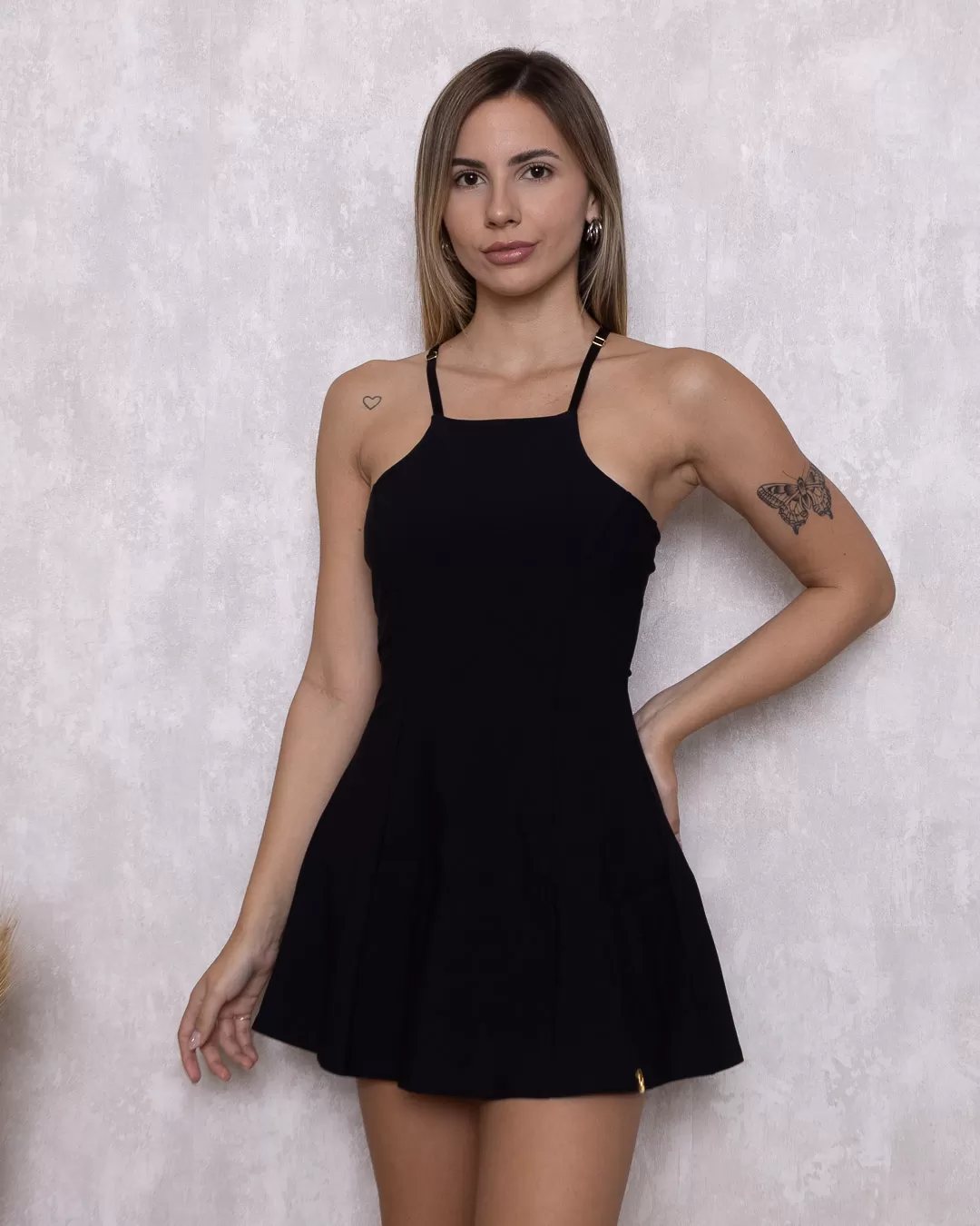Miss Misses - Misses Dress Misses detail tulle gripir Black - 10004337