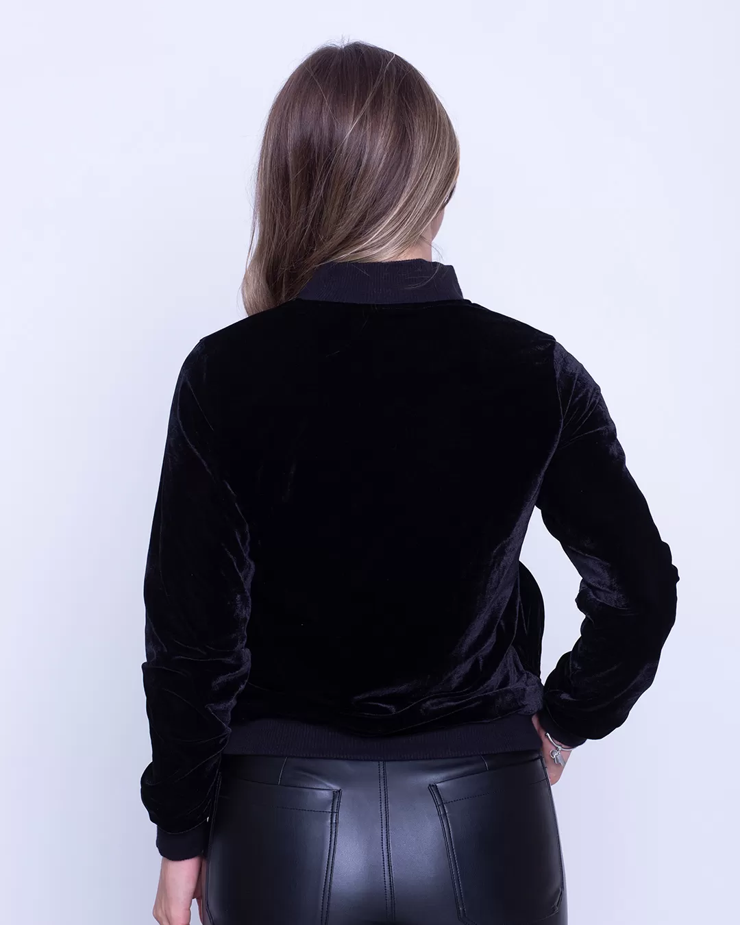 Miss Misses - Jacket Limone Long Sleeve Zipper Black - 10007433 Miss Misses - Jacket Limone Long Sleeve Zipper Black - 10007433