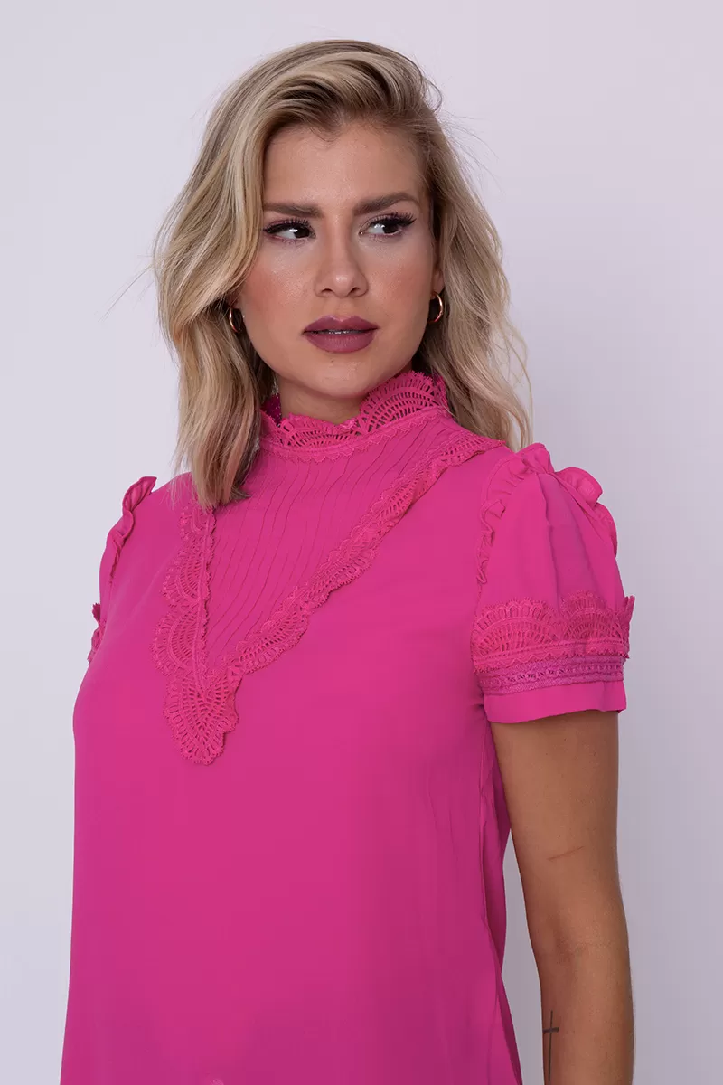 Karmani - Karmani shirt detail gripir pink - 10007735 Karmani - Karmani shirt detail gripir pink - 10007735