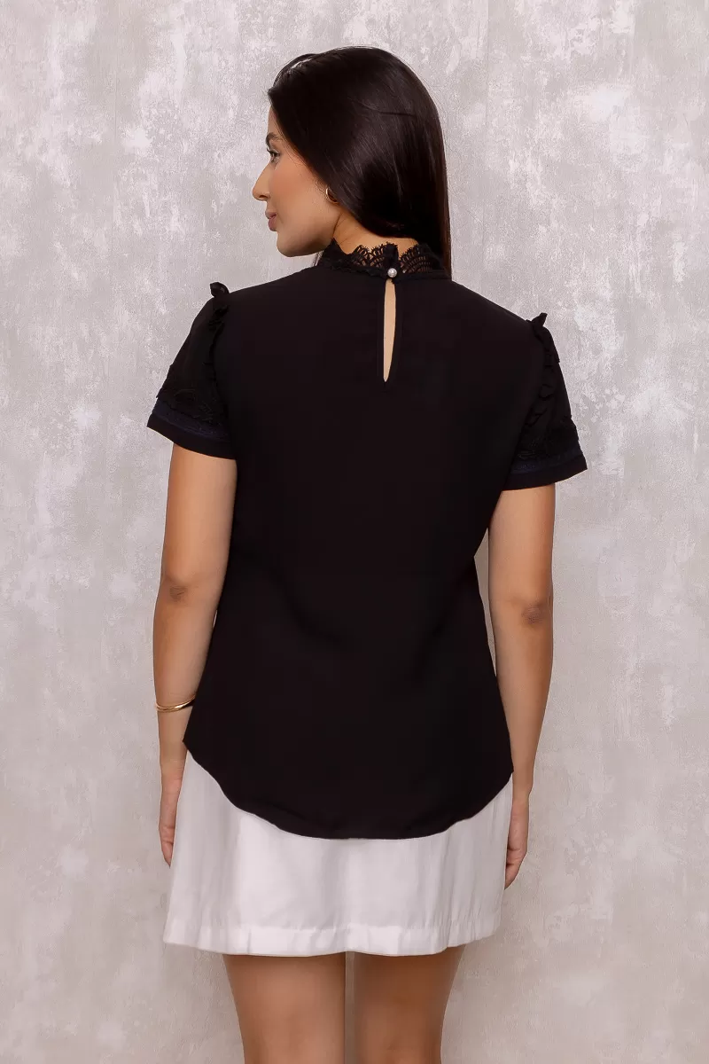 Karmani - Karmani shirt detail gripir Black - 10007727 Karmani - Karmani shirt detail gripir Black - 10007727