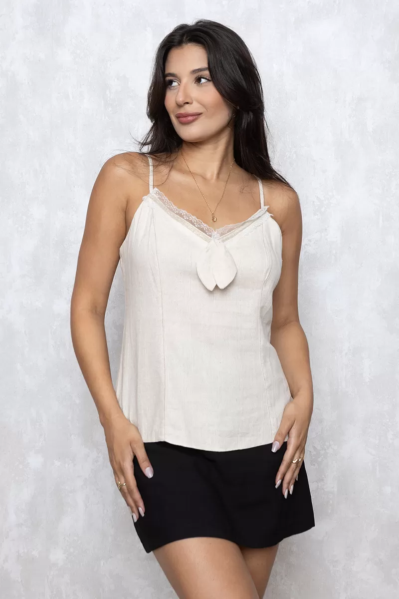 Karmani - Shirt Karmani Strap Beige - 10007607