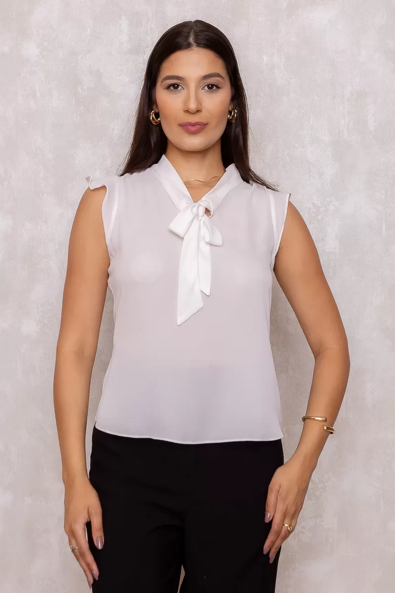 Kesses - Shirt Kesses Sleeve Frill OffWhite - 10008140 Kesses - Shirt Kesses Sleeve Frill OffWhite - 10008140