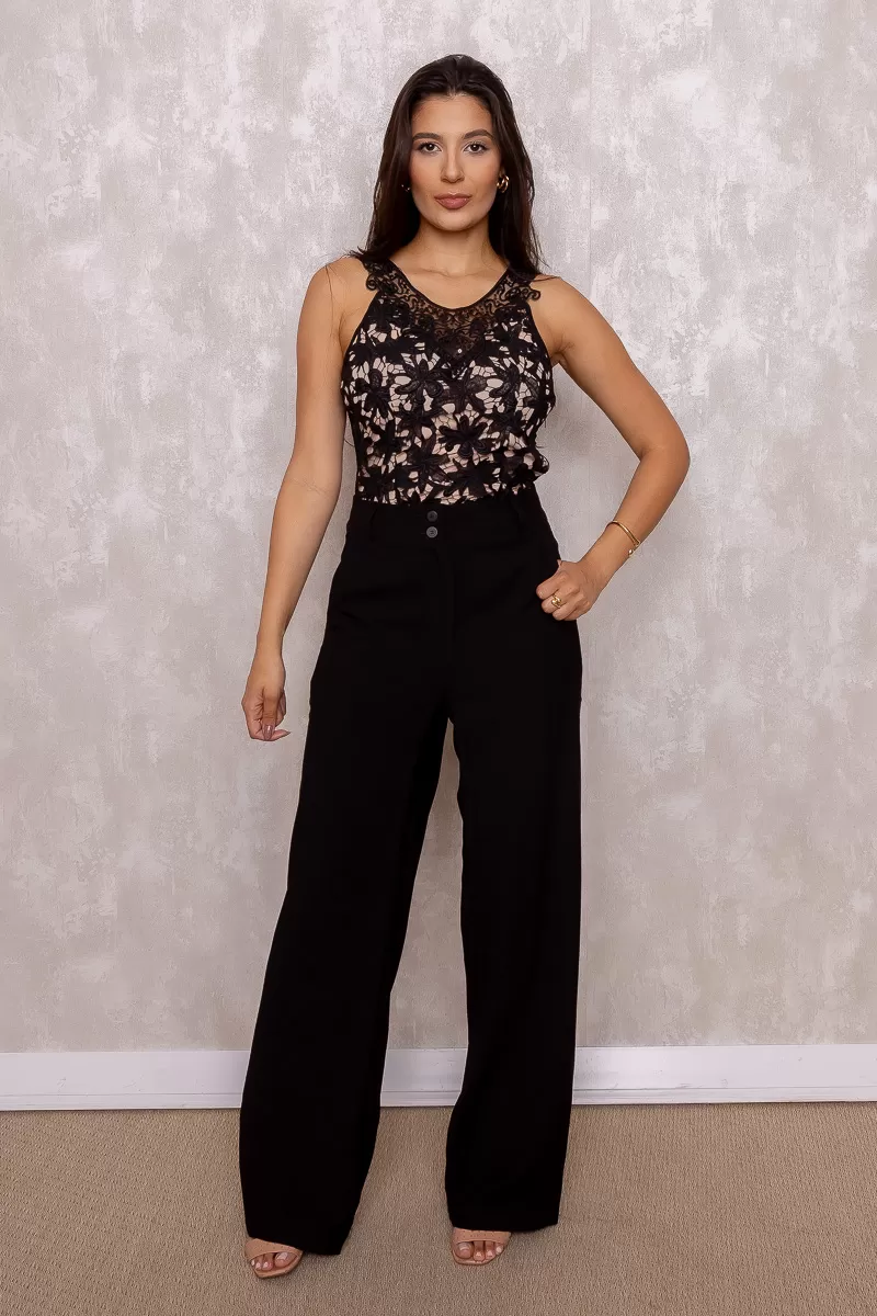 Kesses - Body Kesses Tulle Needlework Black - 10008186