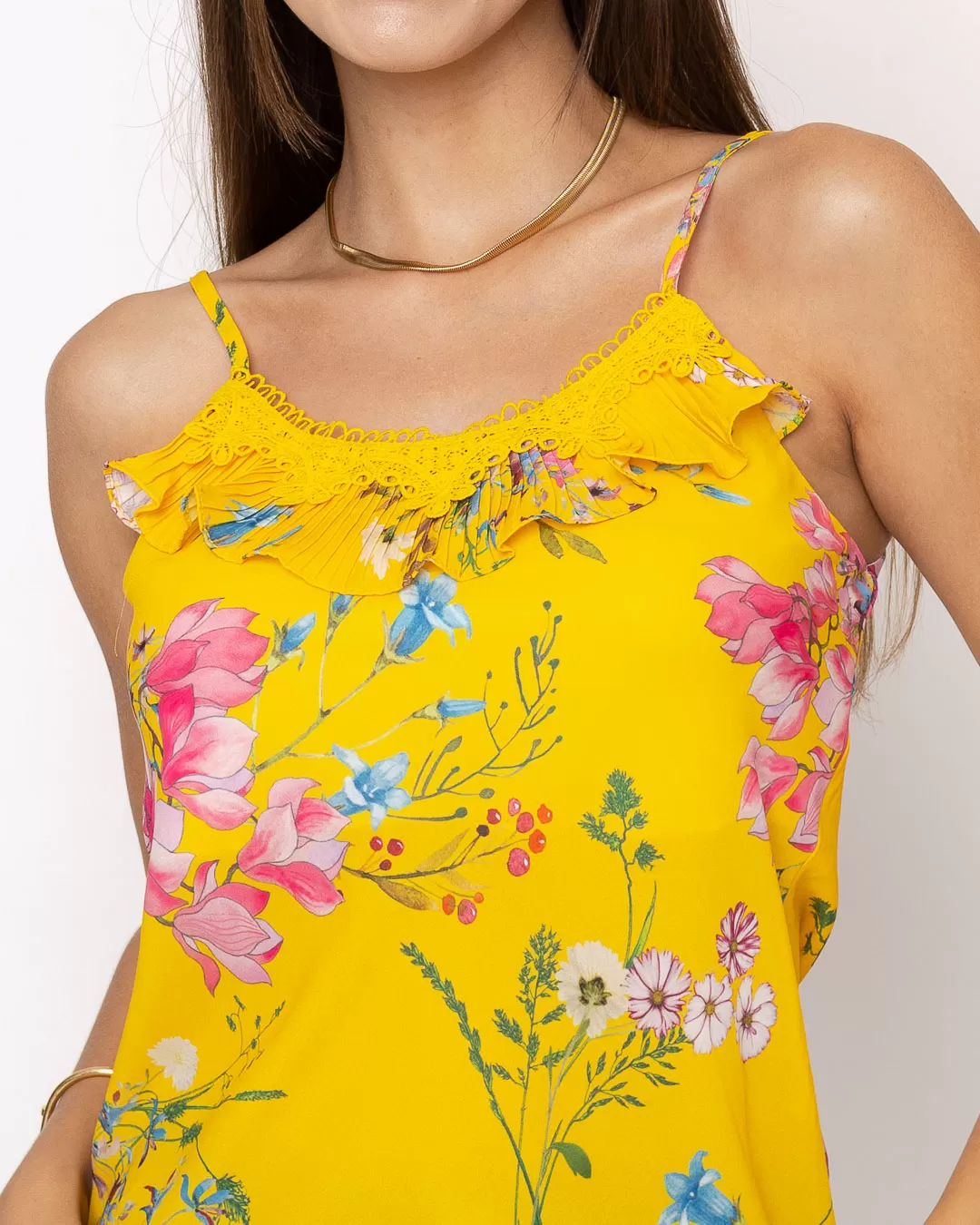 Kesses - Shirt Kesses with Yellow frill - 10008191 Kesses - Shirt Kesses with Yellow frill - 10008191