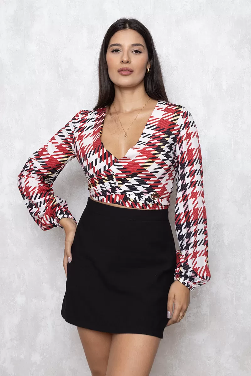 Miss Misses - Cropped Miss Misses with Red mooring - 10009424
